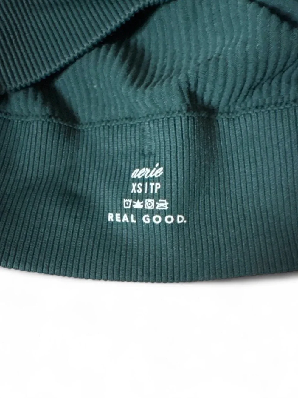 Aerie Sports Bra in Dark Green